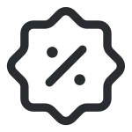 Discount Shape SVG Icon